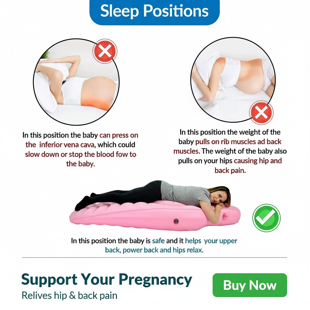 Inflatable Pregnancy Pillow Yoga Mat For Pregnant Women