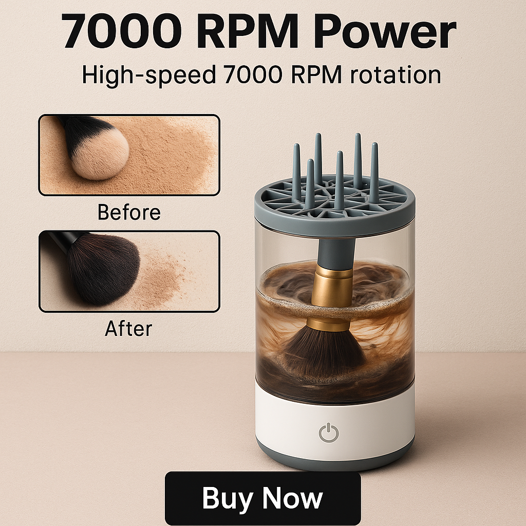 Electric Makeup Brush Cleaner Machine
