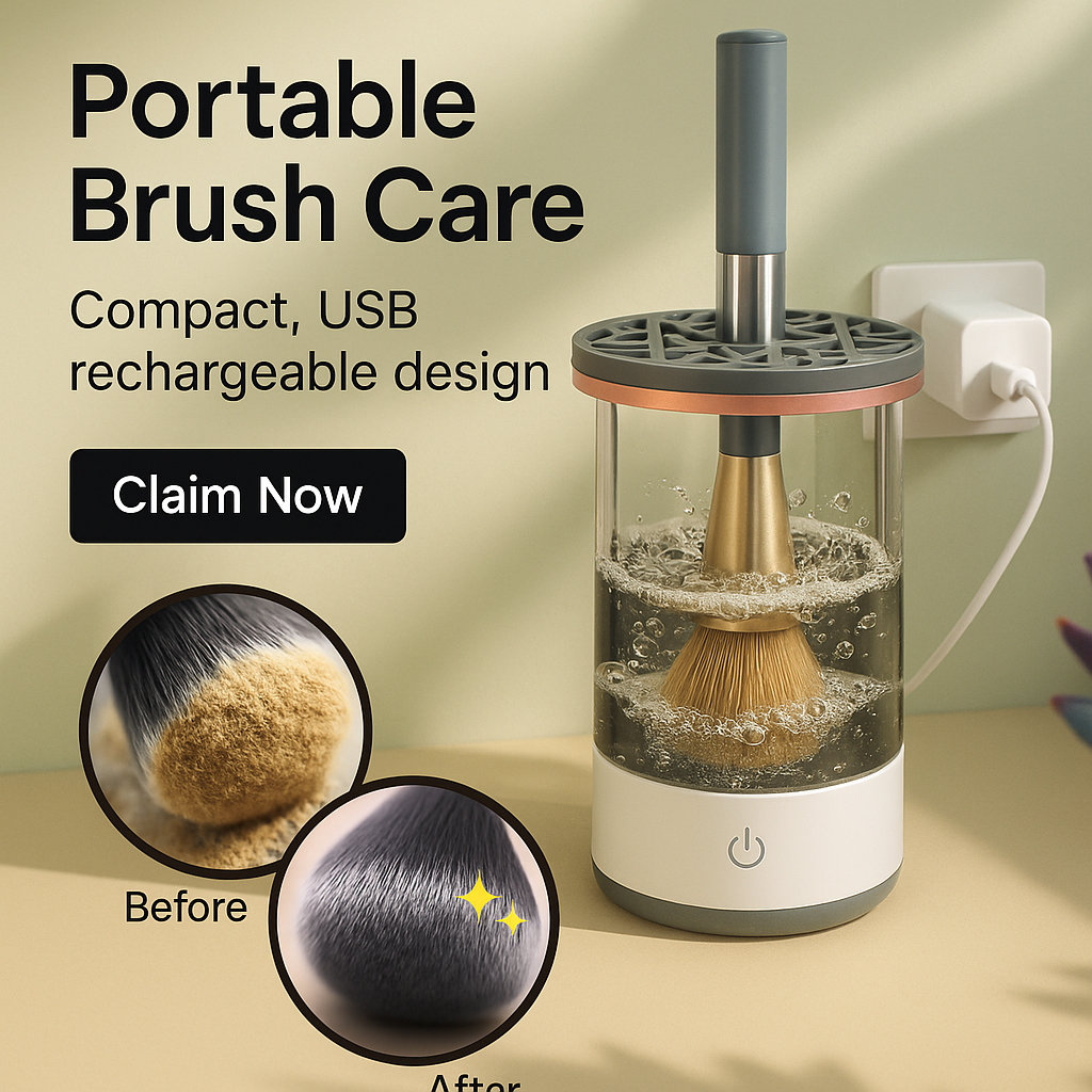 Electric Makeup Brush Cleaner Machine