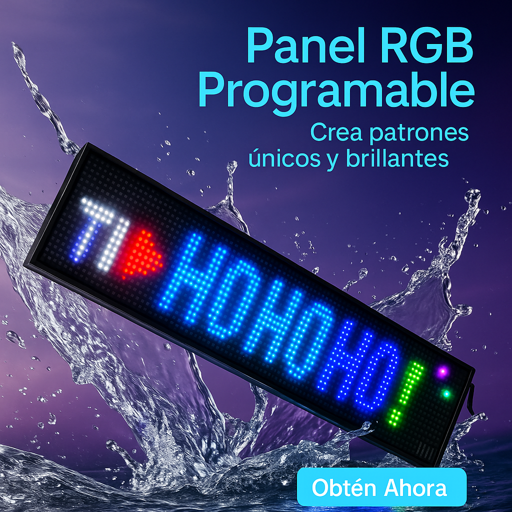 Flexible LED Matrix Pixel Panel – Smart RGB Display