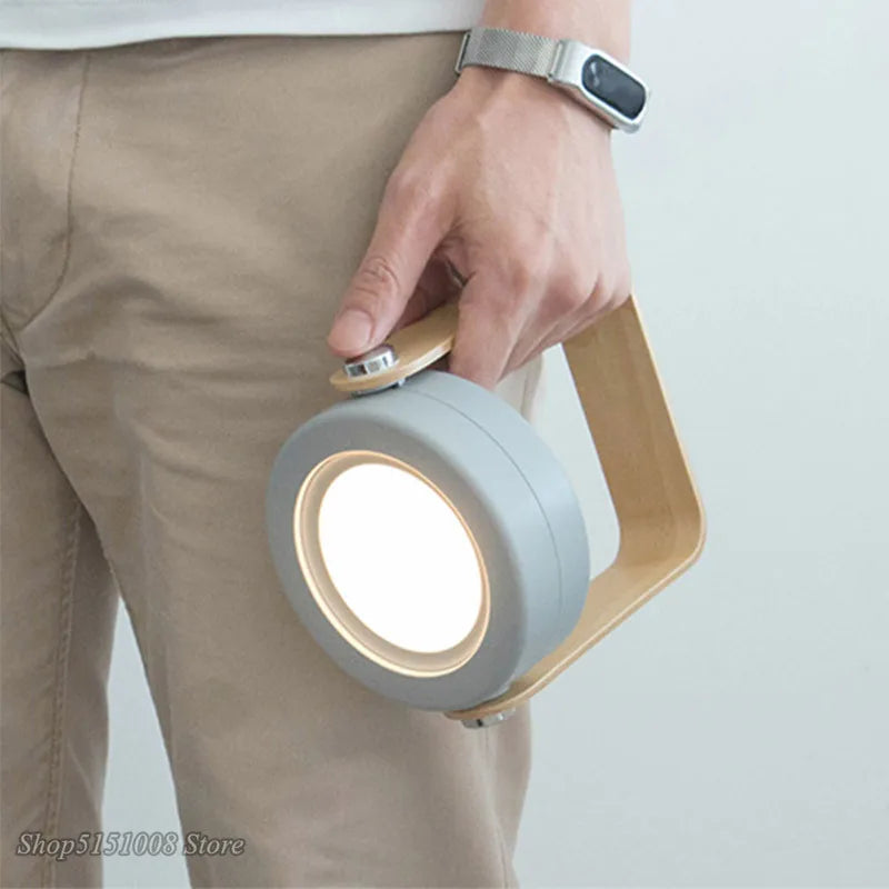 New Creative Wood Handle Foldable Night Lights