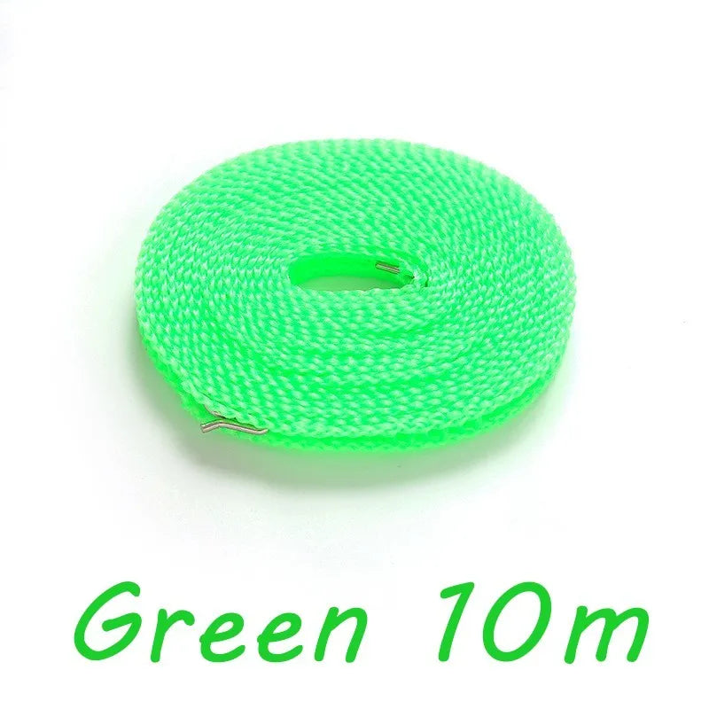 Wind-Proof Retractable Nylon Clothesline