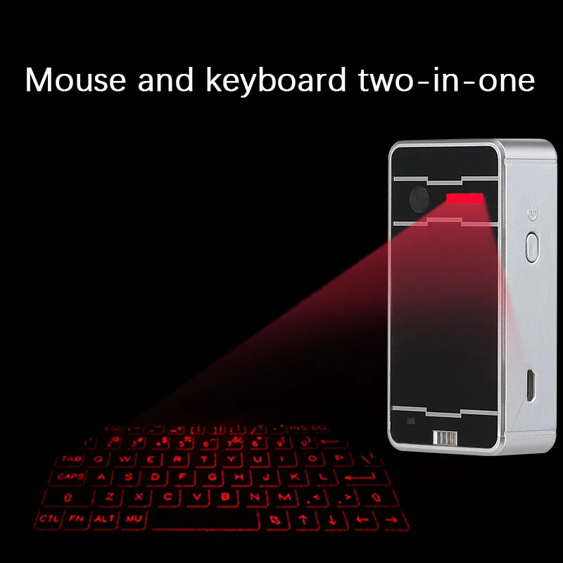 Virtual Laser Phone Keyboard For Computer Iphone Pad Laptop With Mouse Function