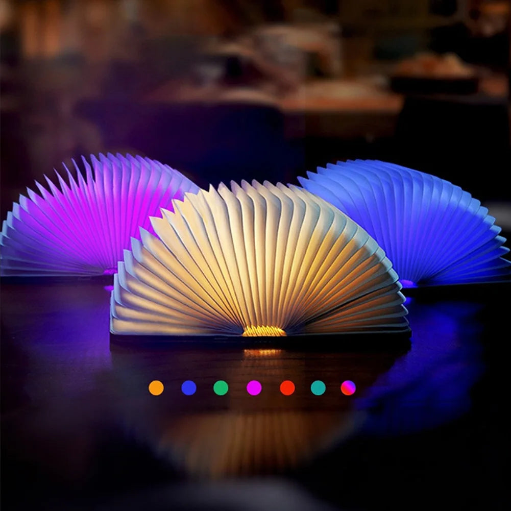LED Foldable Book Light – Portable & Rechargeable