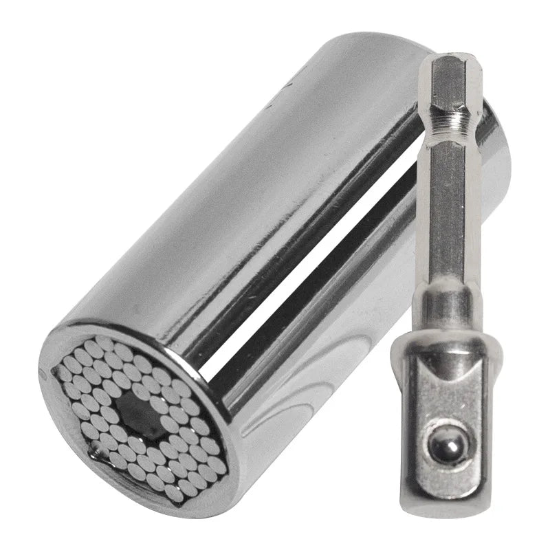7-19mm Universal Socket Wrench Set, Multi-Function Power Drill Adapter,