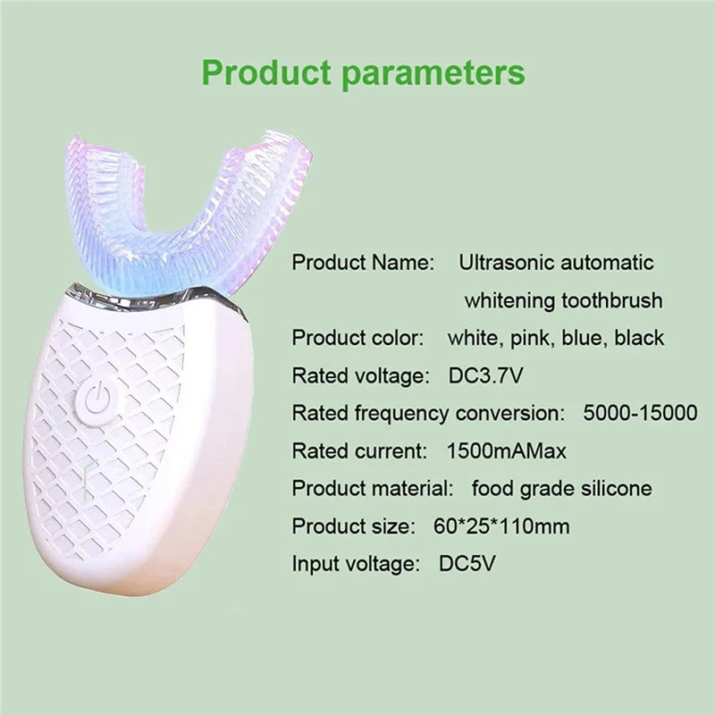 U Shape Degrees Intelligent Electric Toothbrush