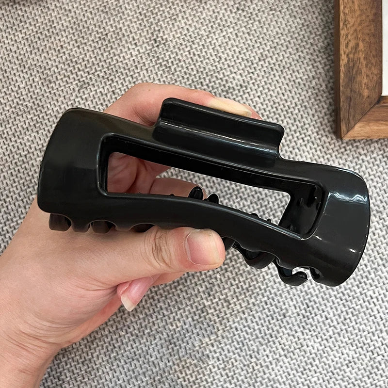 Cozy Squishy Soft Silicone Shark Clip Non Slip Durable Hair Claw Hairgrips for Women