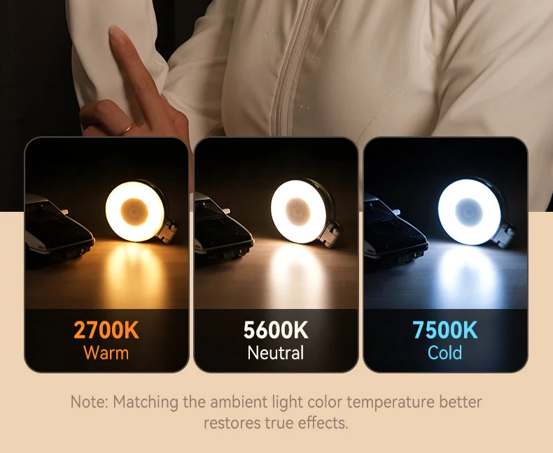 Magnetic Phone Camera Grip with Remote Control & Fill Light
