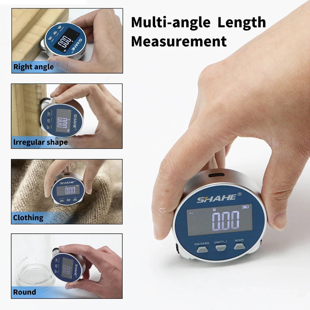 SHAHE Electronic Ruler LCD Display High Accuracy Handheld Length Measuring Tool