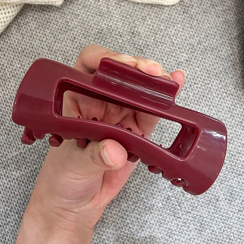 Cozy Squishy Soft Silicone Shark Clip Non Slip Durable Hair Claw Hairgrips for Women