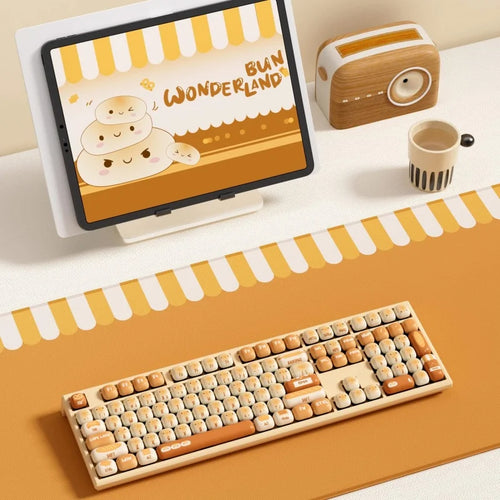 Akko MonsGeek MG108B Bun Wonderland Wireless Mechanical Keyboard