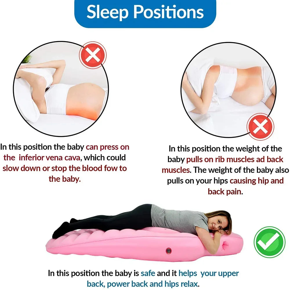 Inflatable Pregnancy Pillow Yoga Mat For Pregnant Women