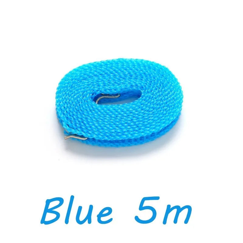 Wind-Proof Retractable Nylon Clothesline