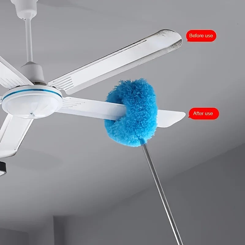 Reusable Microfiber Ceiling Fan Duster Set