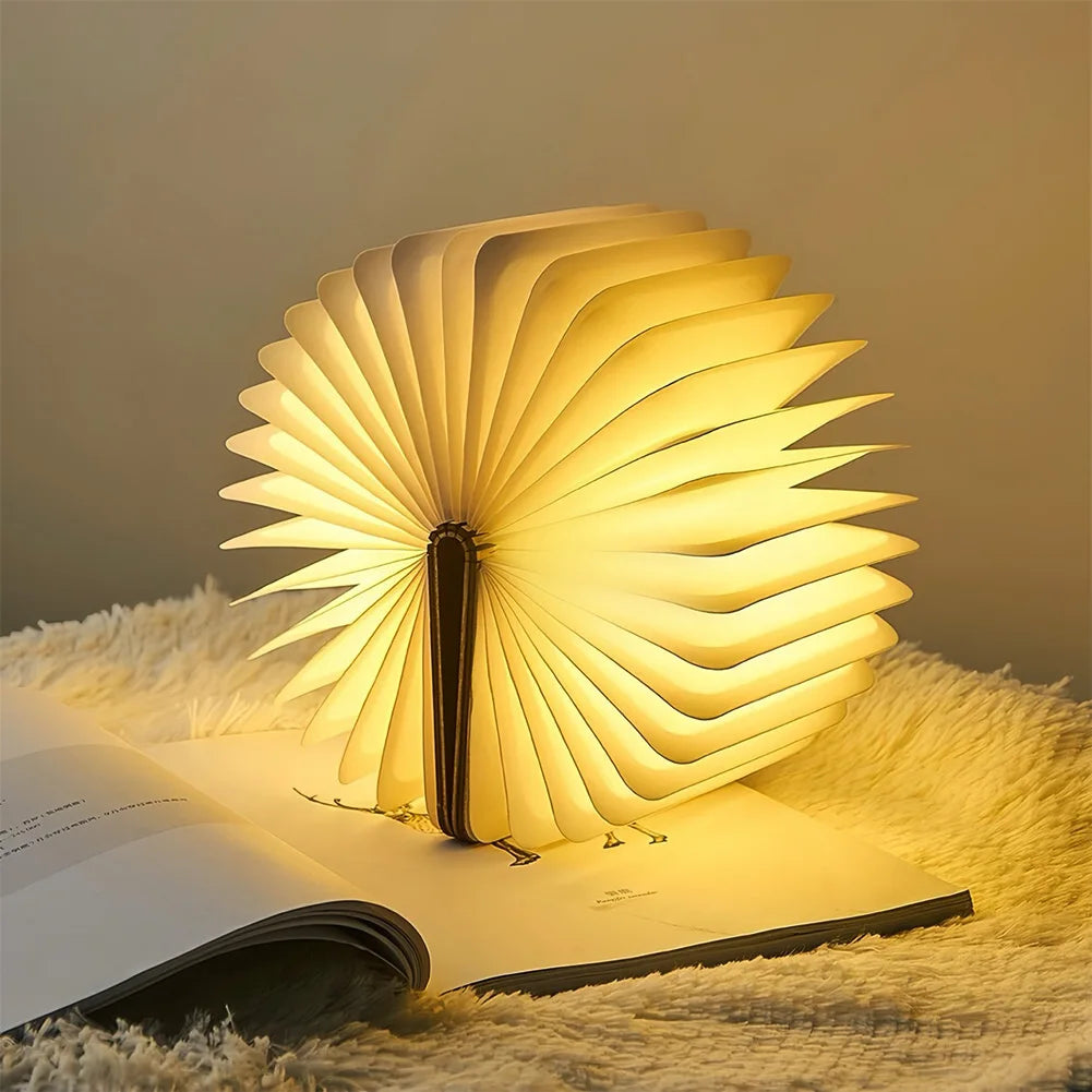 LED Foldable Book Light – Portable & Rechargeable