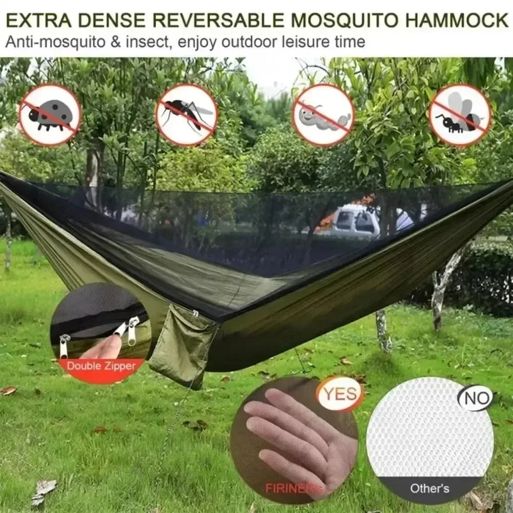 Professional Camping Hammock with Mosquito Net