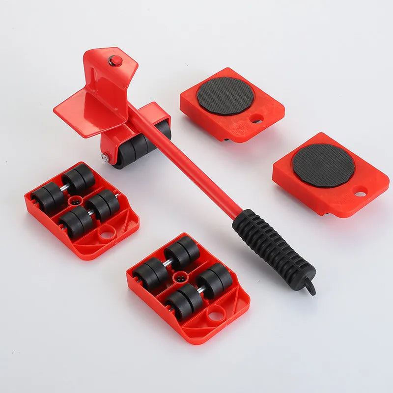 Furniture Moving Transport Roller Set Removal Lifting Moving Tool Set