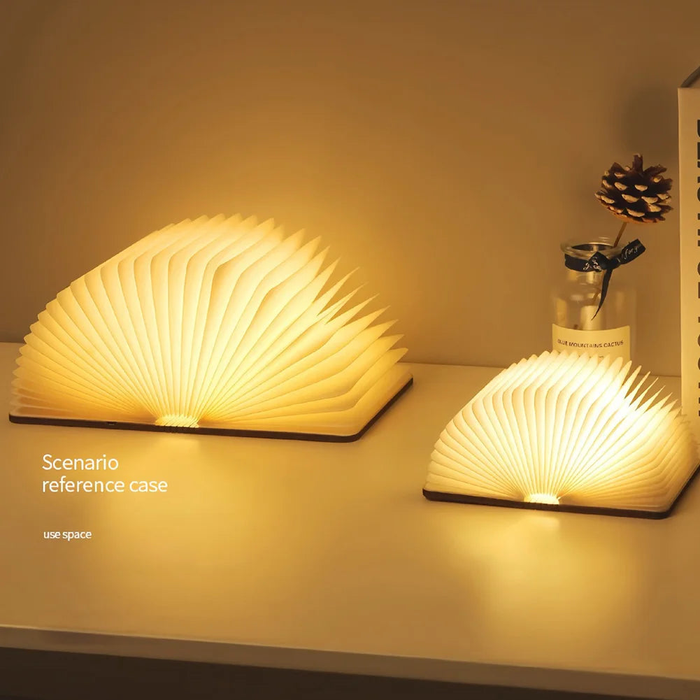 LED Foldable Book Light – Portable & Rechargeable