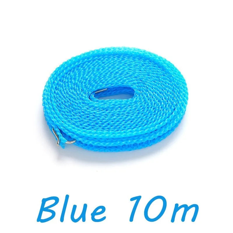 Wind-Proof Retractable Nylon Clothesline