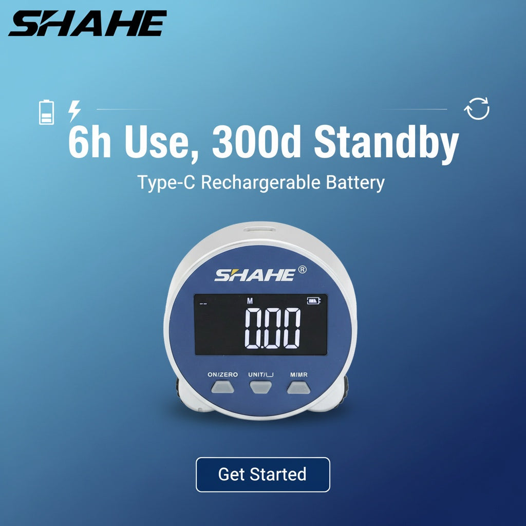 SHAHE Electronic Ruler LCD Display High Accuracy Handheld Length Measuring Tool