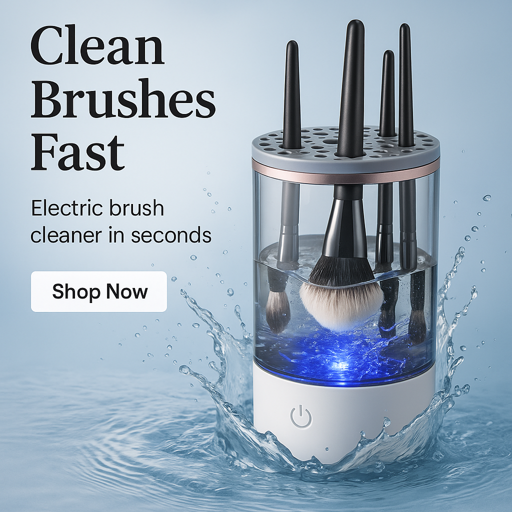 Electric Makeup Brush Cleaner Machine