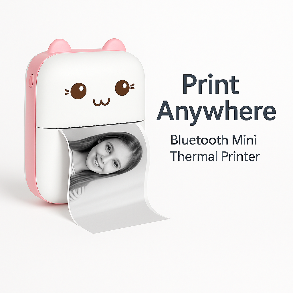 Portable Bluetooth Thermal Photo Printer