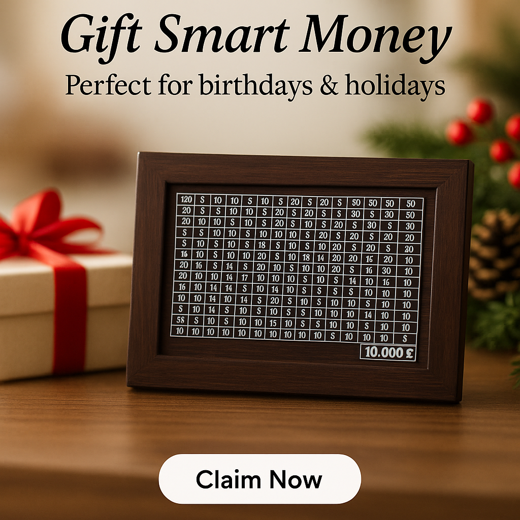 Euro Money Box Wooden Piggy Bank