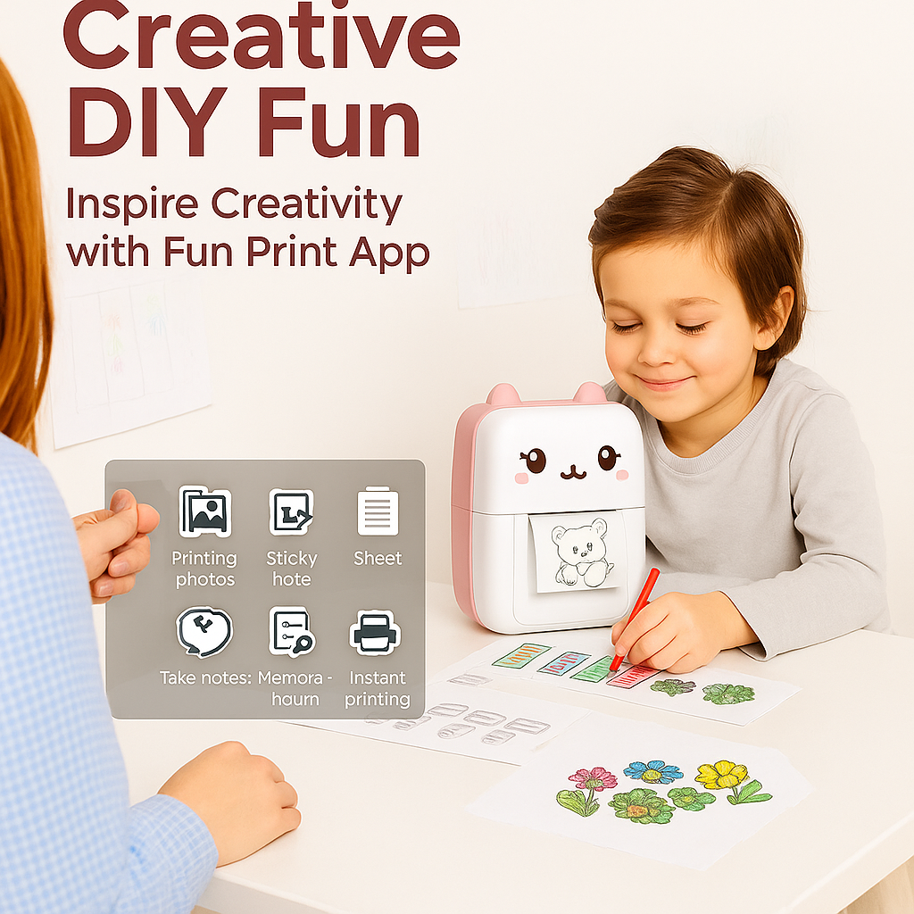 Portable Bluetooth Thermal Photo Printer